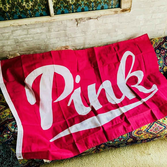 PINK Victoria's Secret Accessories - Victoria's secret pink display banner flag 3x5'